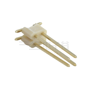 Pitch 1.50mm 180° 双排 SMT 单塑排针 PC5.5 2X02Pin 米白色
 镀亮锡
